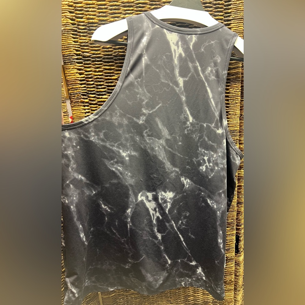 Lyftlyfe- Mens‎ Large Tank Top, surface pilling, Black/Grey/White - Picture 7 of 7